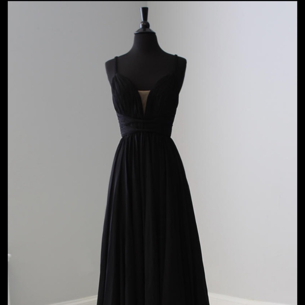 PANOPLY BLACK DRESS SIZE 8 EUC